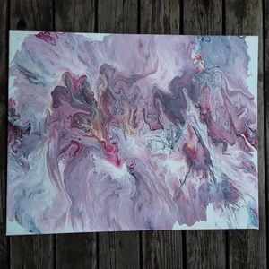 Original Acrylic Abstract Decor Art